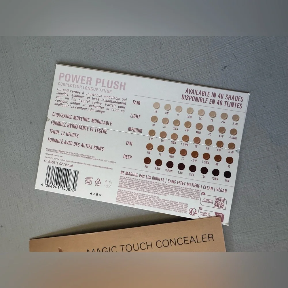 NWT Anastasia Beverly Hills + Kylie cosmetics Concealer sample cards